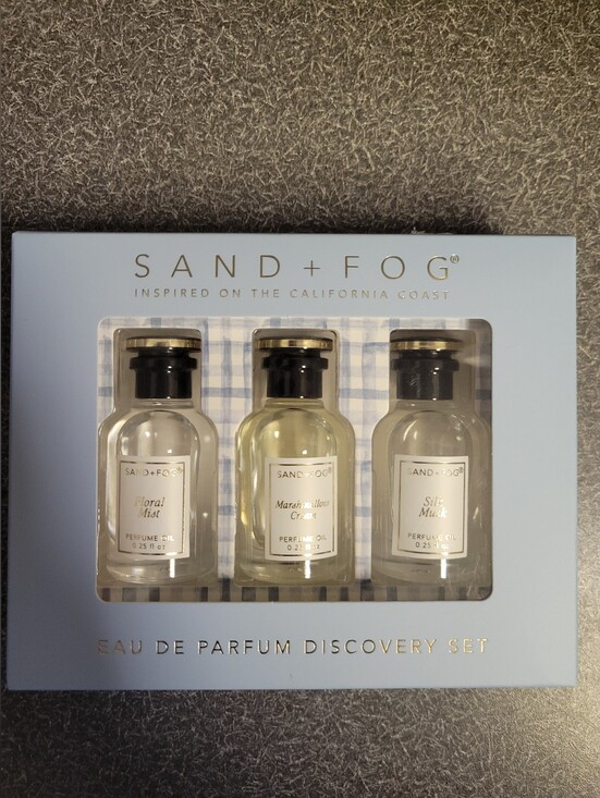 Sand + Fog Other - SAND + FOG Eau de Parfum Oil Discovery Set - Floral/Marshmallow/Silk-NIB